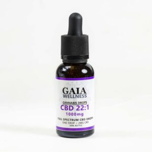 GAIA | FULL SPECTRUM 22:1 CBD:THC DROPS | 1000MG UK