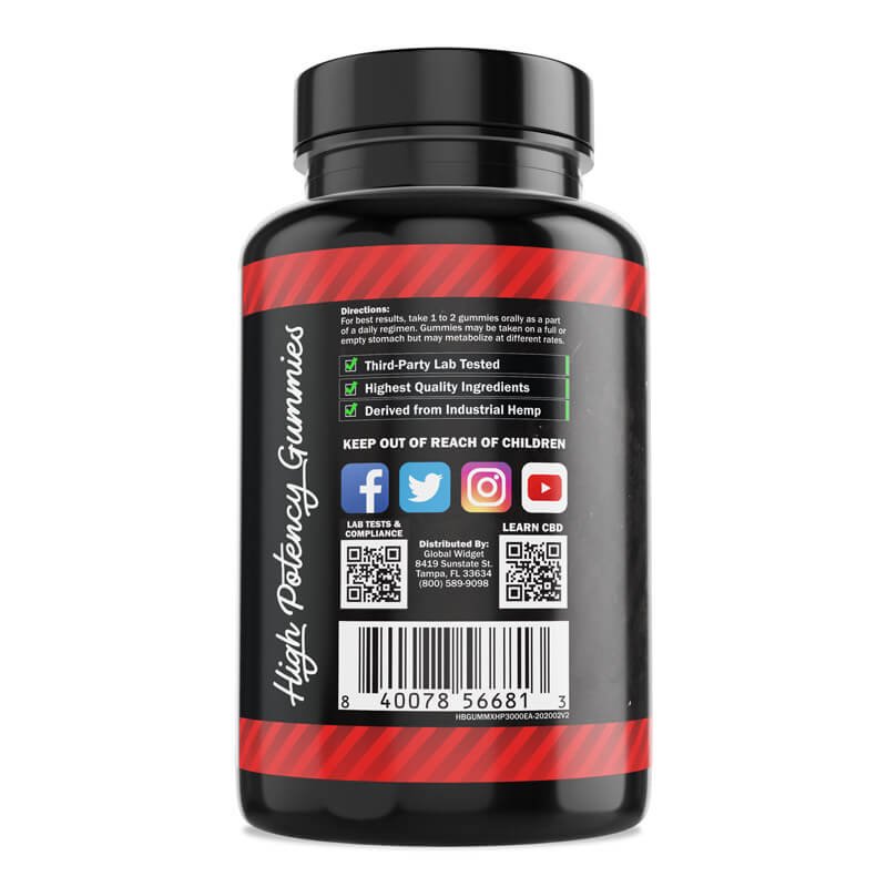 Hemp Bombs, High Potency CBD Gummies, Isolate THC-Free, 100ct, 3000mg CBD 3 Hemp Bombs, High Potency CBD Gummies, Isolate THC-Free, 100ct, 3000mg CBD - Image 3