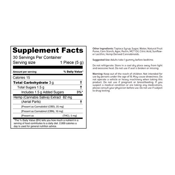 Koi CBD, Complete Full Spectrum CBD Gummies – Nighttime Rest, Black Cherry, 30ct, 300mg CBN + 150mg THC + 750mg CBD 2 Koi CBD, Complete Full Spectrum CBD Gummies – Nighttime Rest, Black Cherry, 30ct, 300mg CBN + 150mg THC + 750mg CBD - Image 2