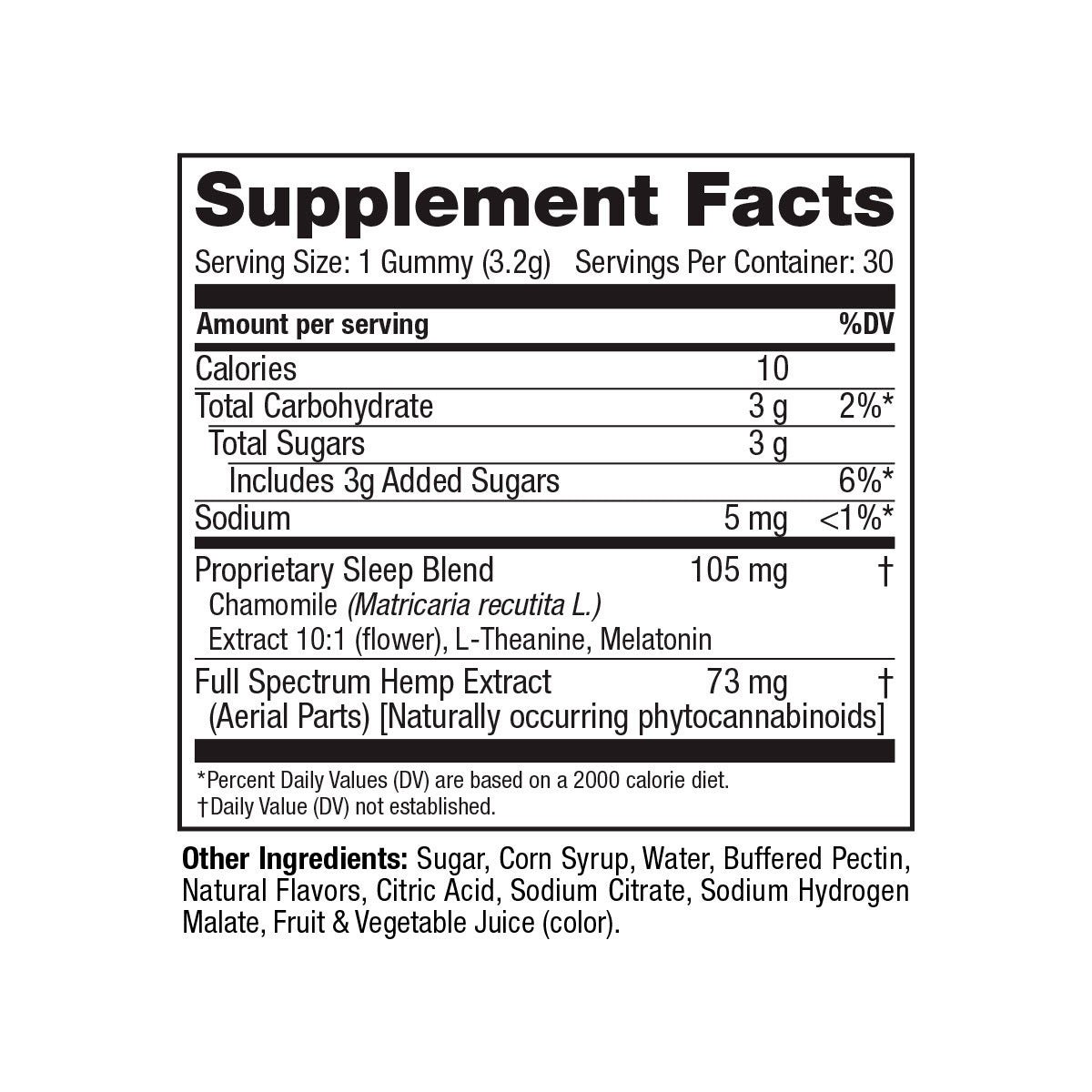 cbdMD, Sleep CBD Gummies, Raspberry, Full Spectrum, 30ct, 90mg THC + 600mg CBN + 1500mg CBD 2 cbdMD, Sleep CBD Gummies, Raspberry, Full Spectrum, 30ct, 90mg THC + 600mg CBN + 1500mg CBD - Image 2